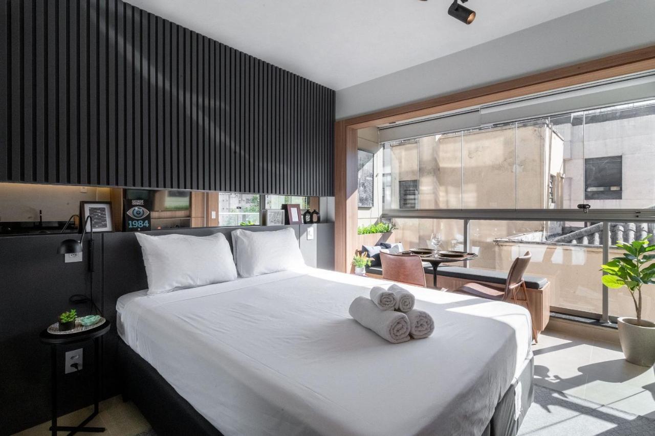 Condominio Belint Bela Cintra - Studios Por Temporada Сао Паоло Екстериор снимка