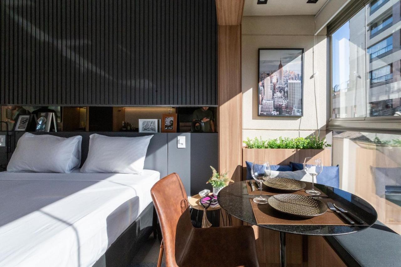 Condominio Belint Bela Cintra - Studios Por Temporada Сао Паоло Екстериор снимка